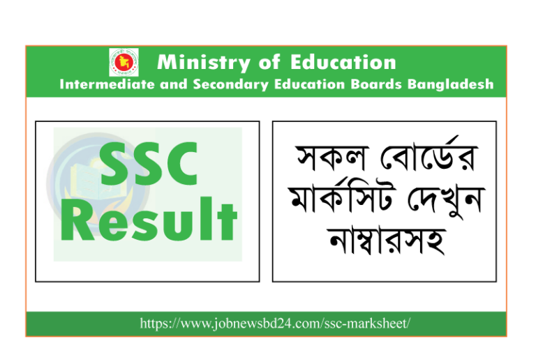 SSC Marksheet 2023 With Number